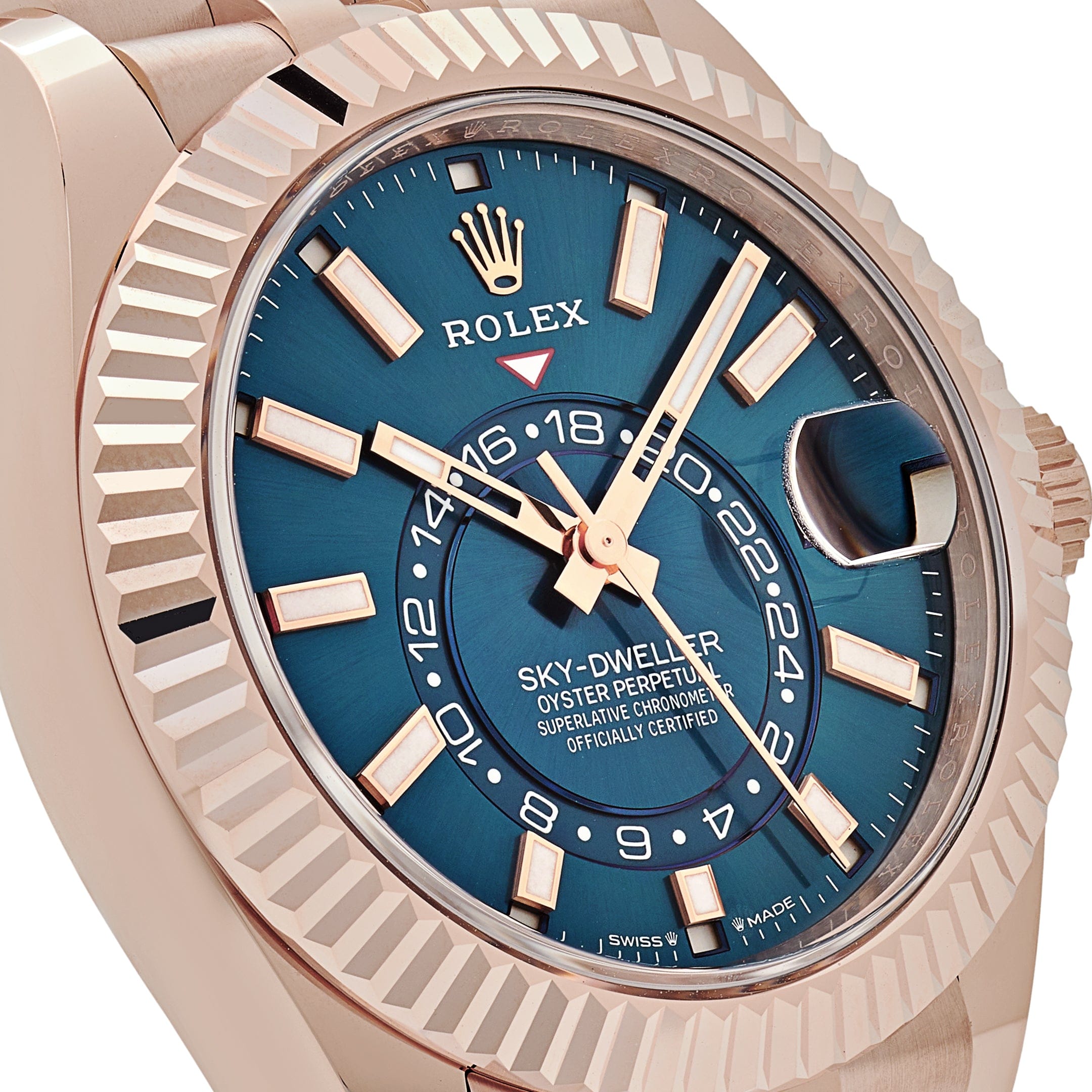 Rolex Sky-Dweller 336935 Everose Gold Blue Dial Jubilee