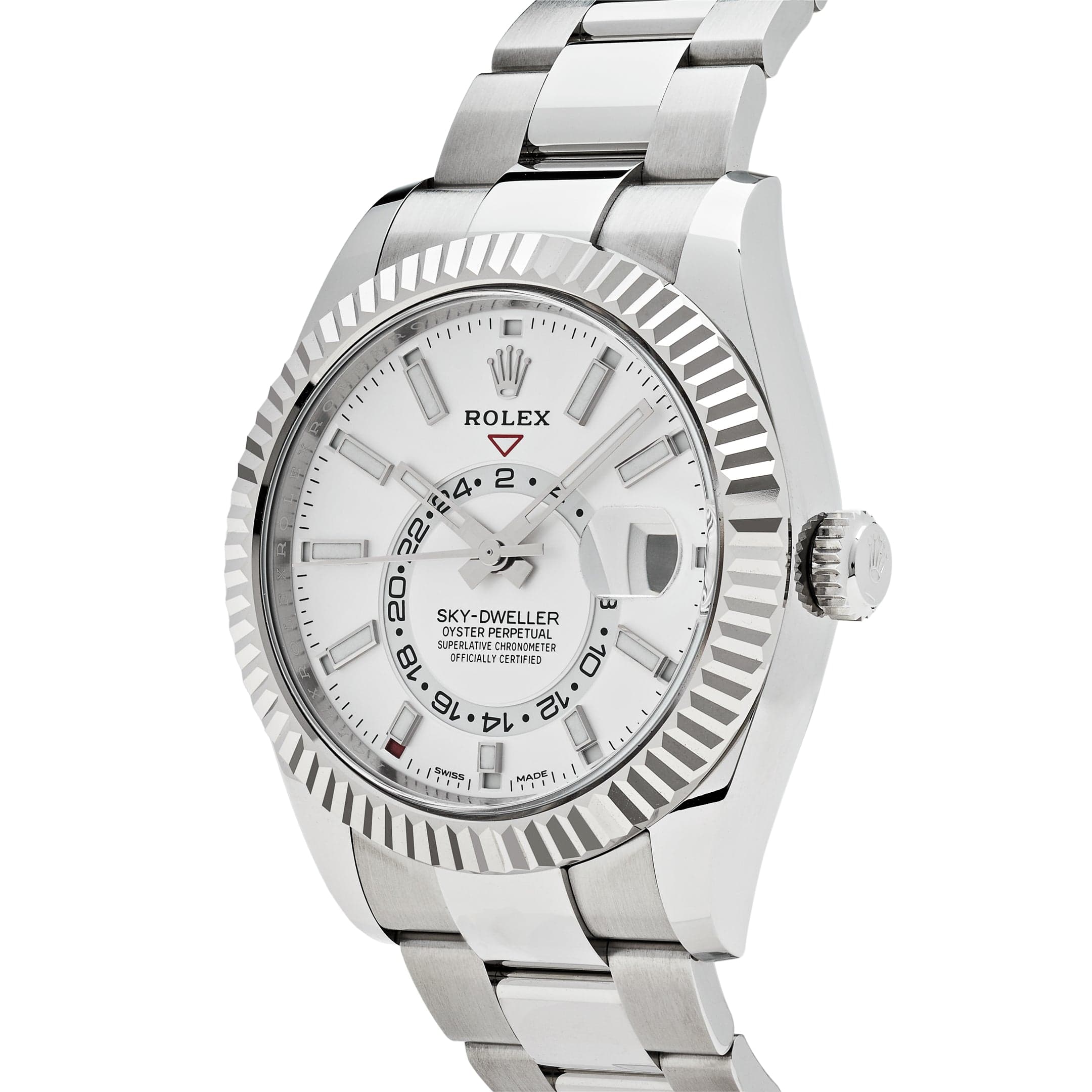 Rolex Sky-Dweller 326934 Stainless Steel White Dial