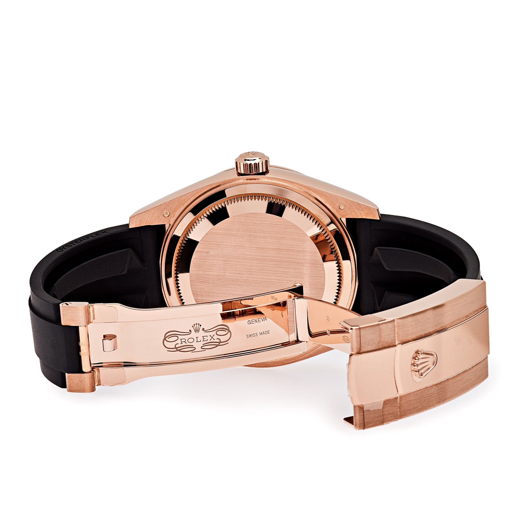 Rolex Sky-Dweller 336235 Rose Gold Brown Chocolate Dial Oysterflex