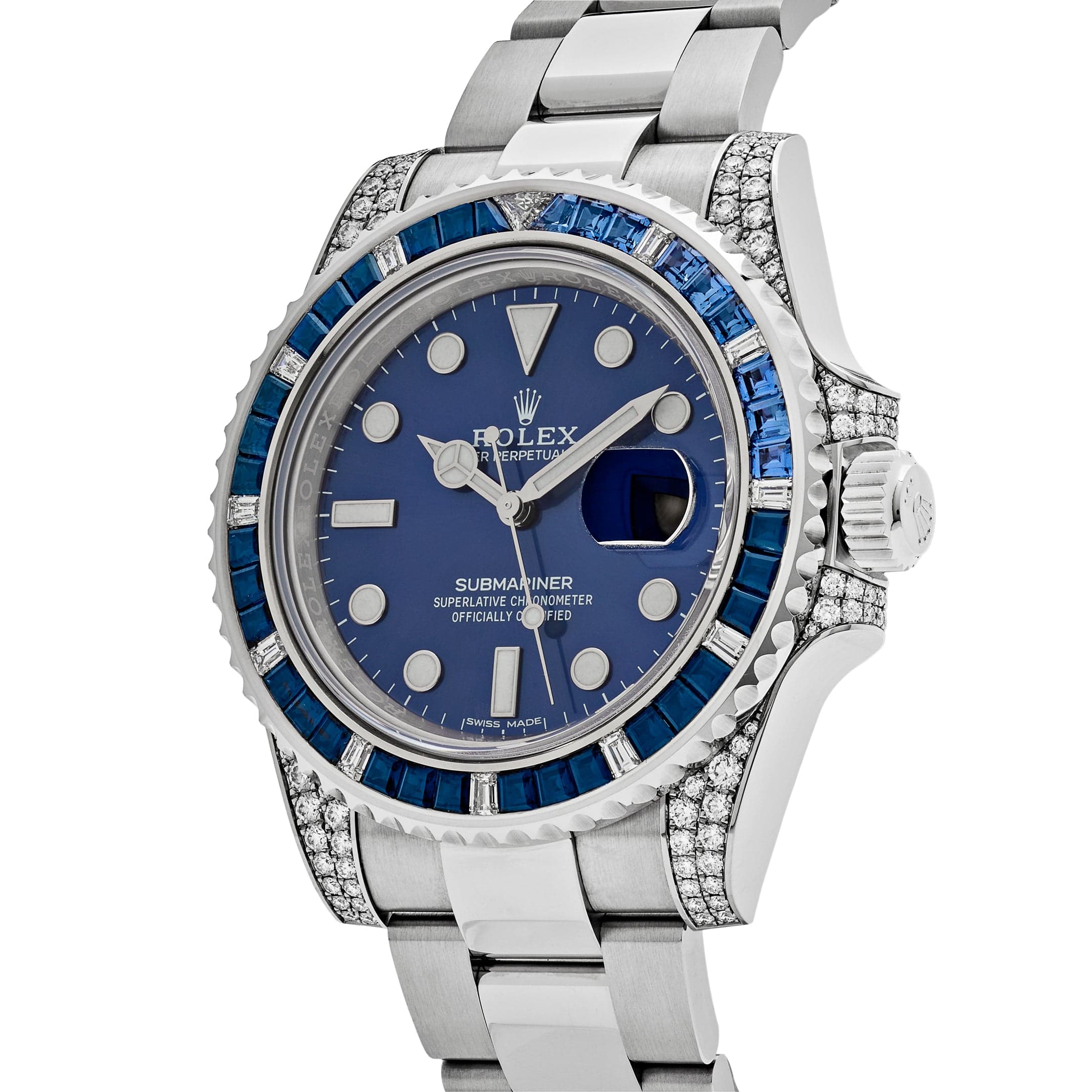 Rolex Submariner Date 116659SABR White Gold Blue Dial Sapphire Diamond Bezel (2019)