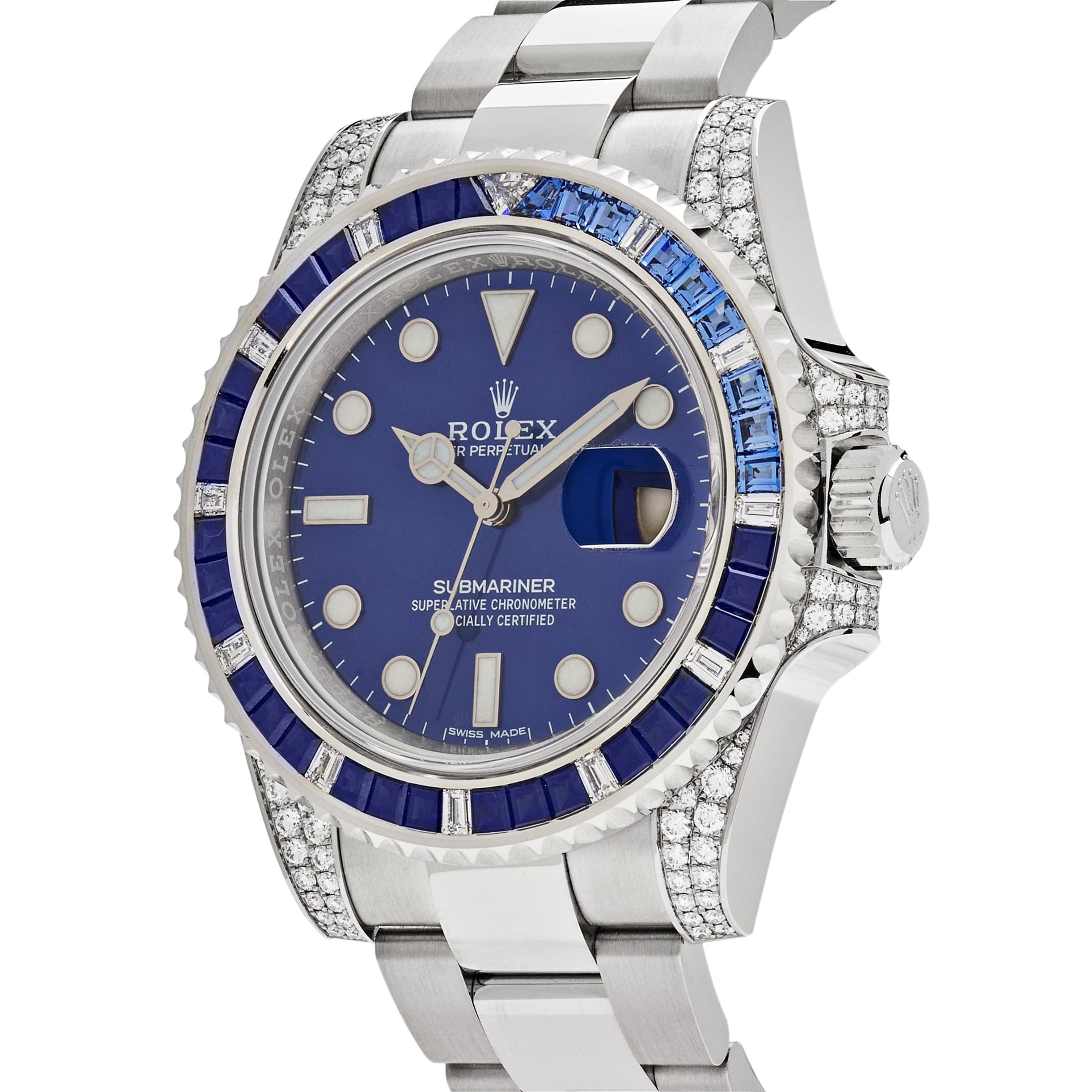 Rolex Submariner Date 116659SABR White Gold Blue Dial Sapphire Diamond Bezel (2022)