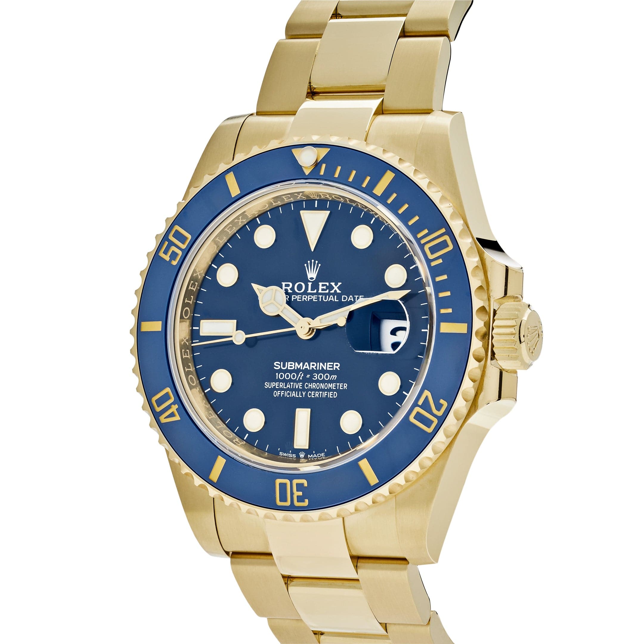 Rolex Submariner Date 126618LB Yellow Gold Blue Dial (2023)