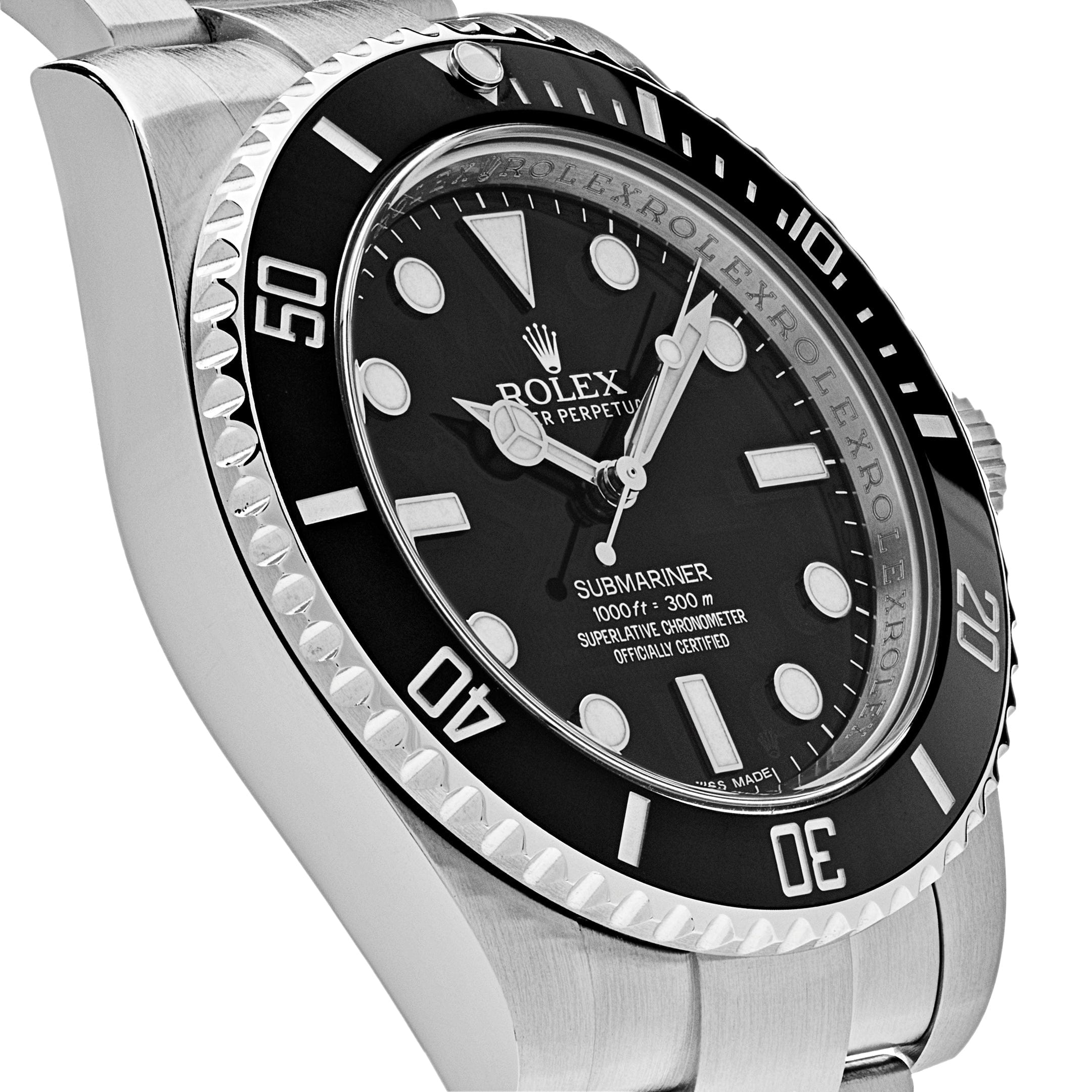 Rolex Submariner No Date 114060 Stainless Steel Black Dial