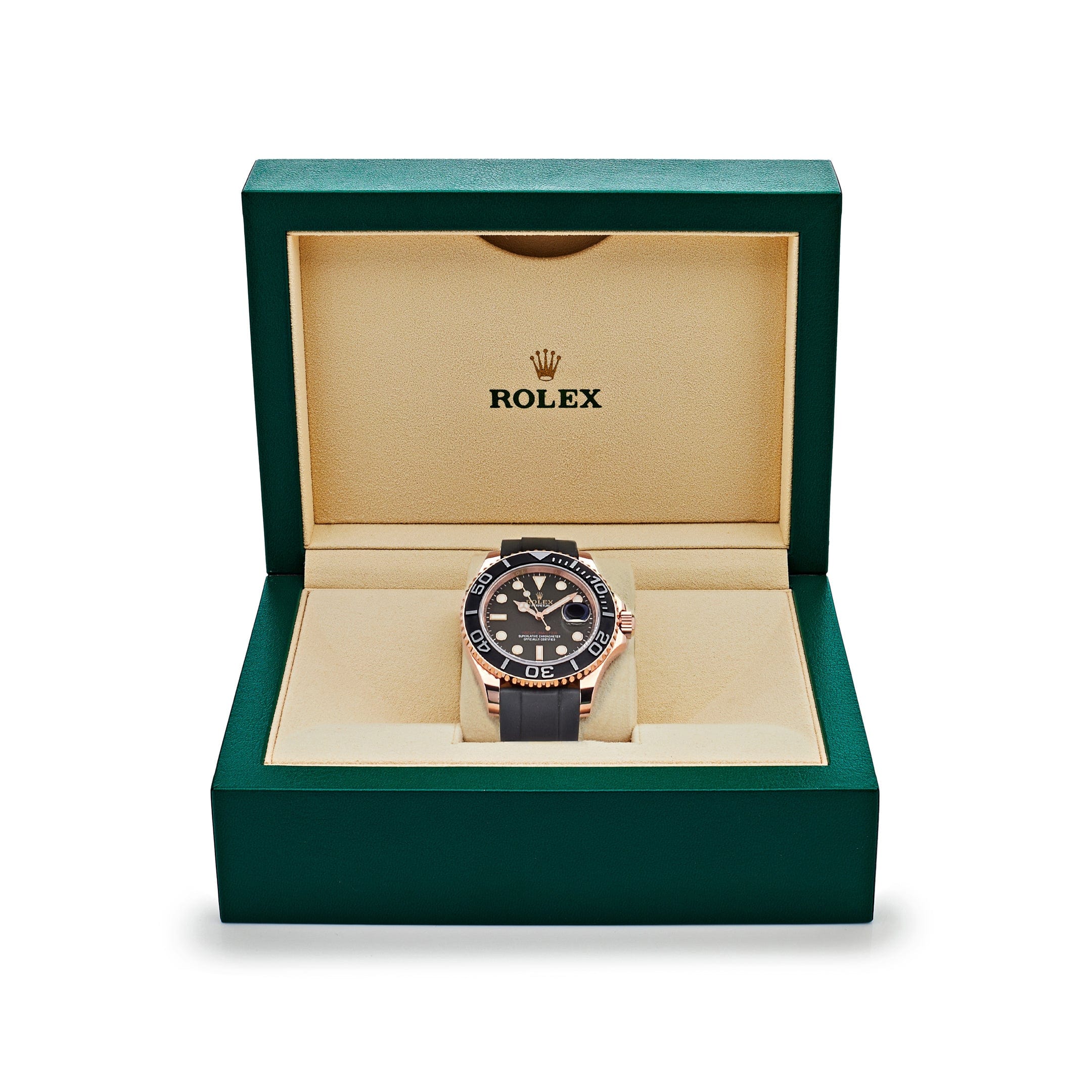Rolex Yacht-Master 116655 Rose Gold Black Dial