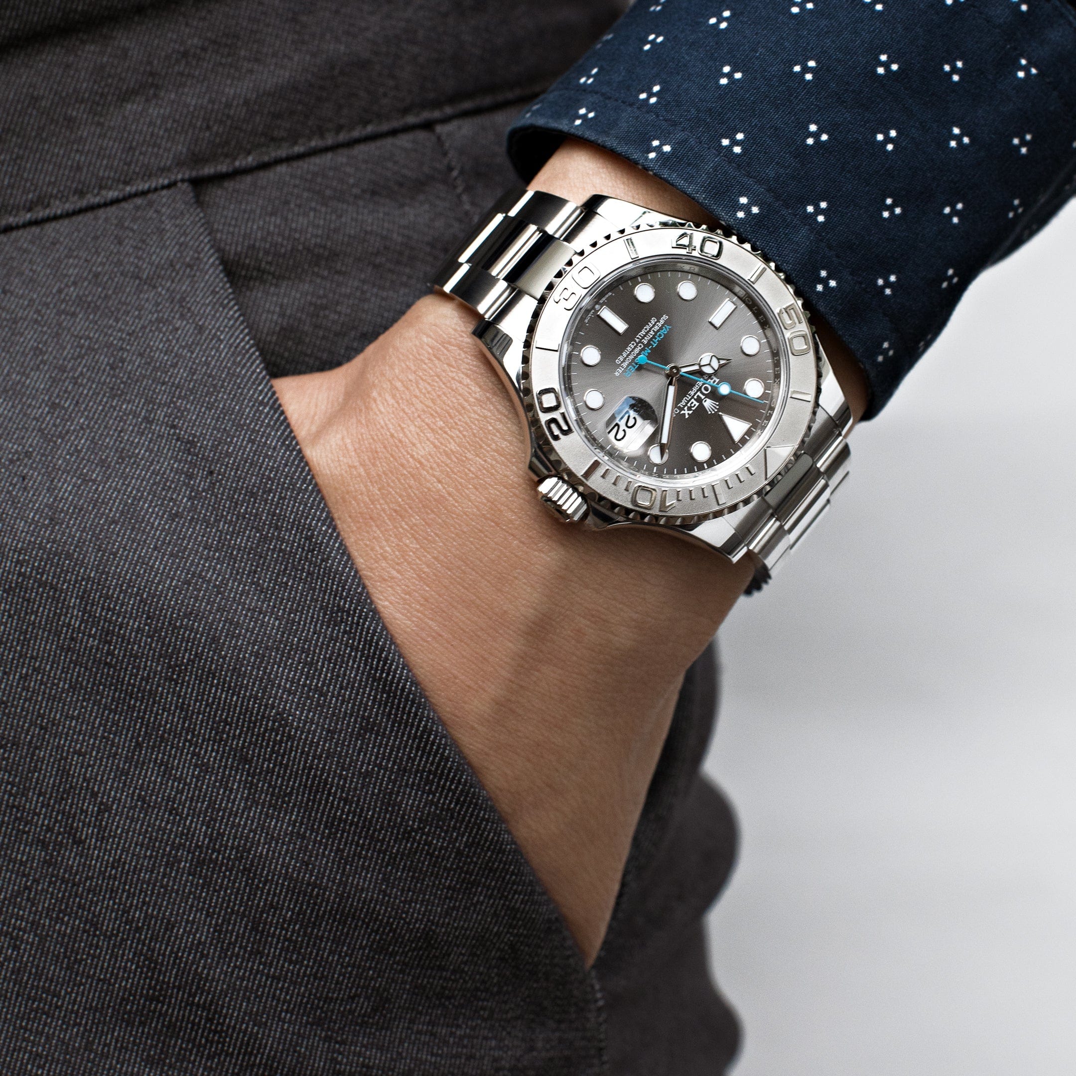 Rolex Yacht-Master 126622 Stainless Steel Rhodium Dial