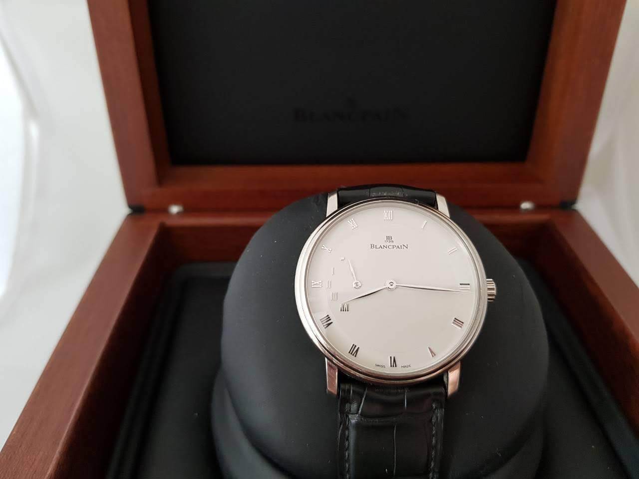Blancpain Villeret Ultra Slim 40mm White Gold Men's Watch - Premium Luxury Product