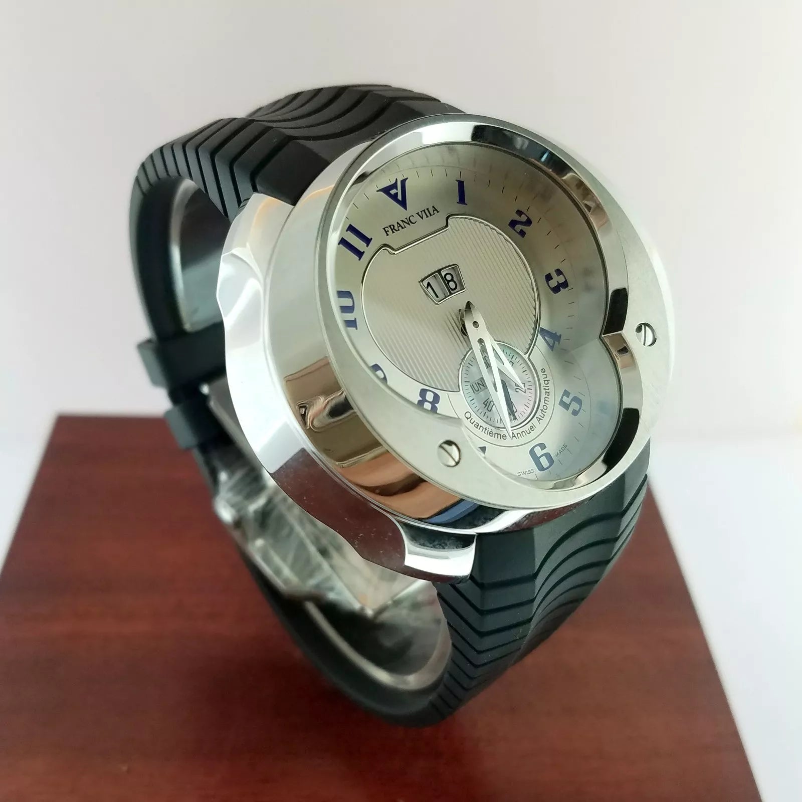 Franc Vila Esprit Unique Stainless Steel Rubber Men's Watch