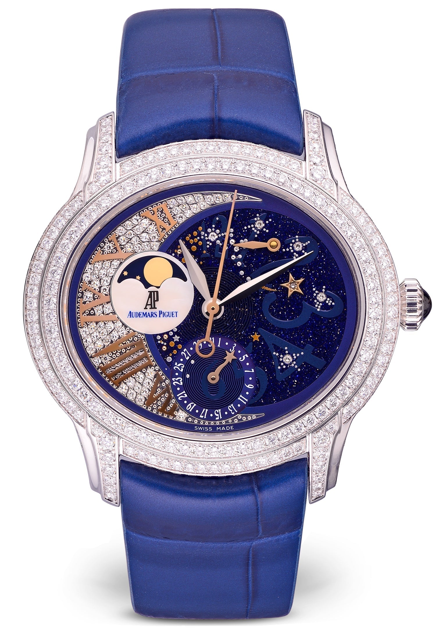 Audemars Piguet Millenary 18K White Gold & Diamonds Ladies Watch - Premium Luxury Product