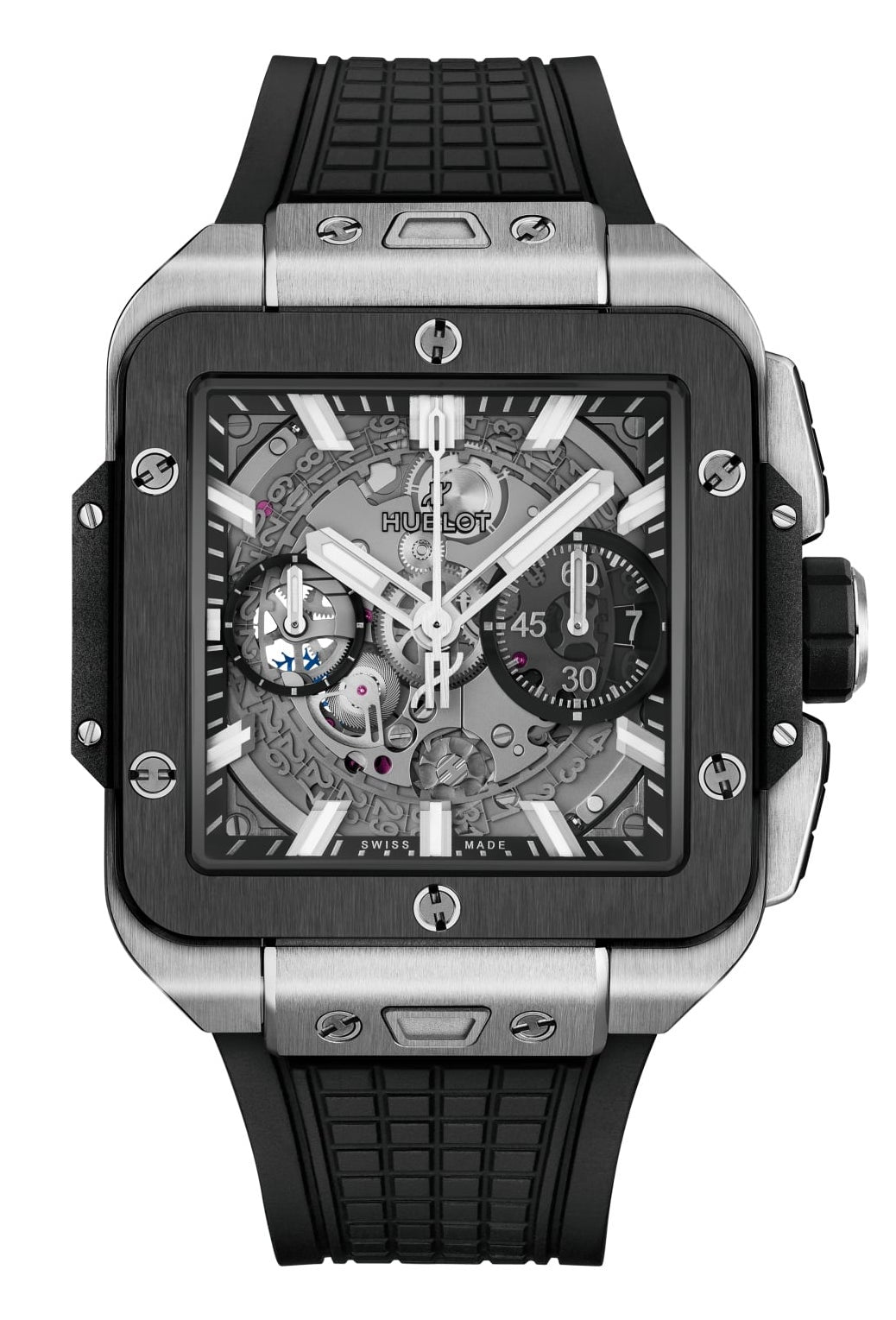 Hublot Square Bang Unico Titanium & Ceramic Men's Watch - Premium Luxury Product