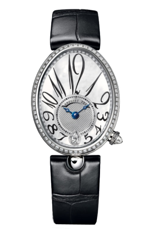 Breguet Reine De Naples 8918 18K White Gold & Diamonds Ladies Watch - Premium Luxury Product