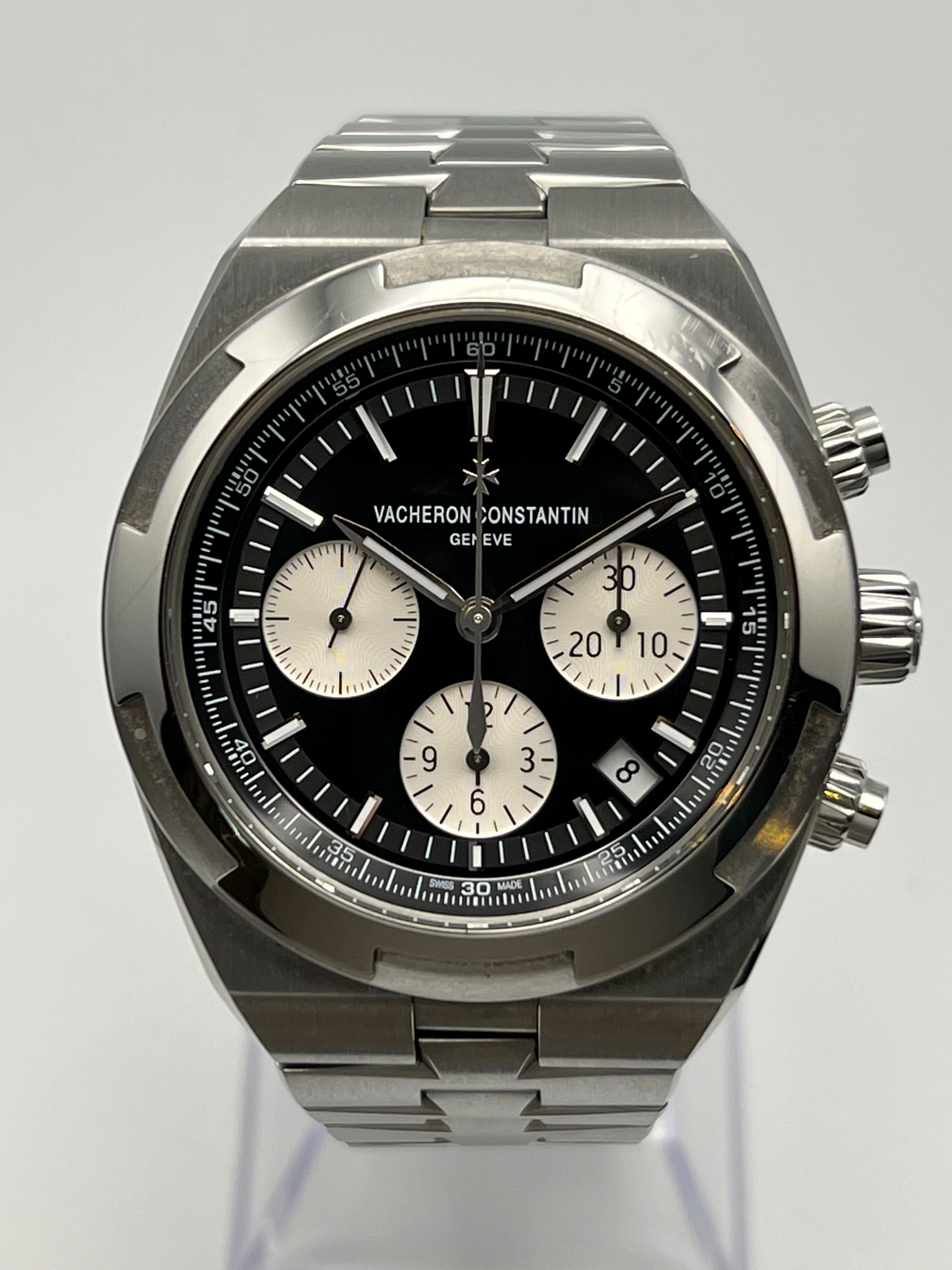 Vacheron Constantin Overseas Chronograph 5500V/110A-B481 Stainless Steel Black Dial