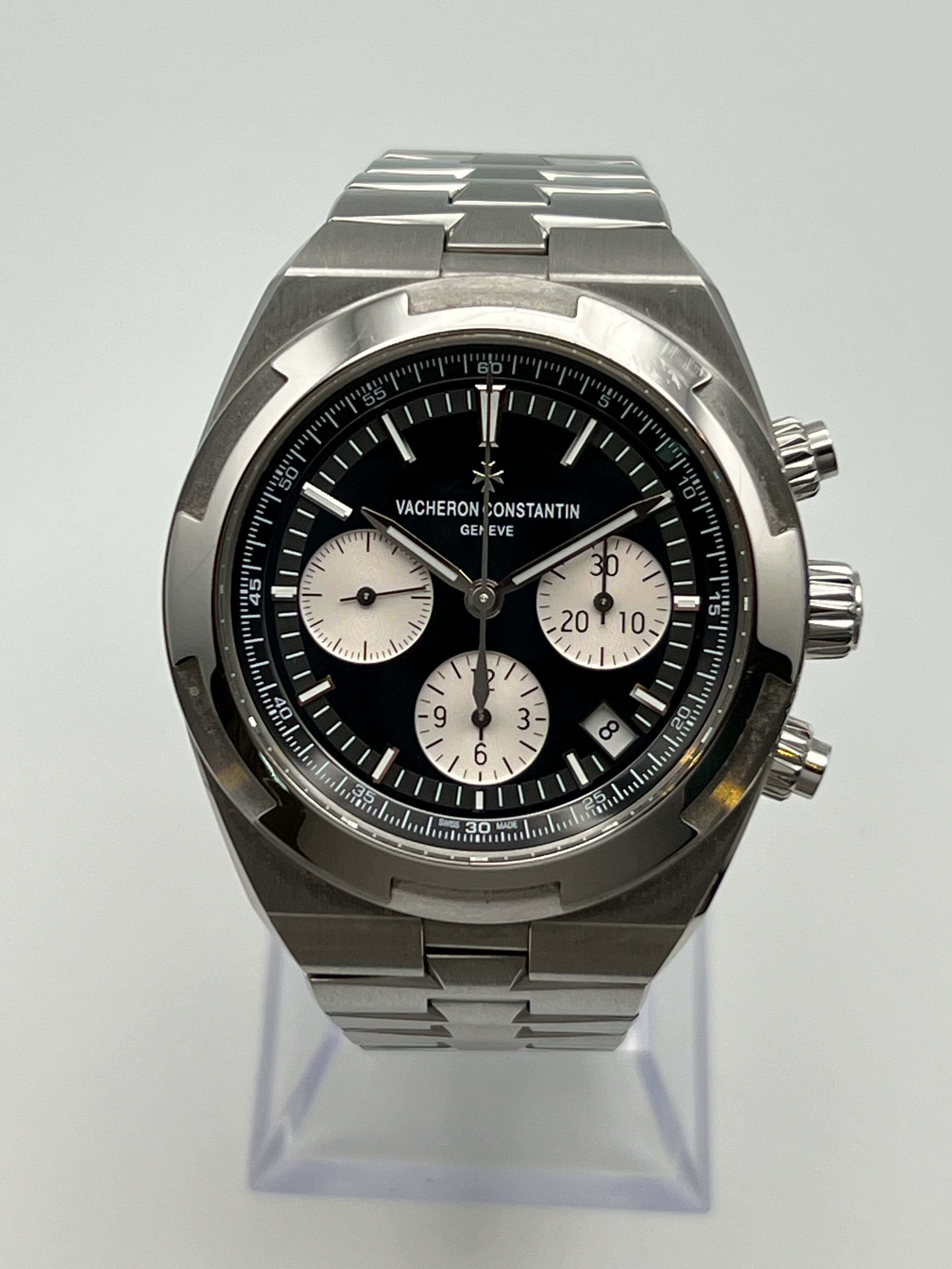 Vacheron Constantin Overseas Chronograph 5500V/110A-B481 Stainless Steel Black Dial