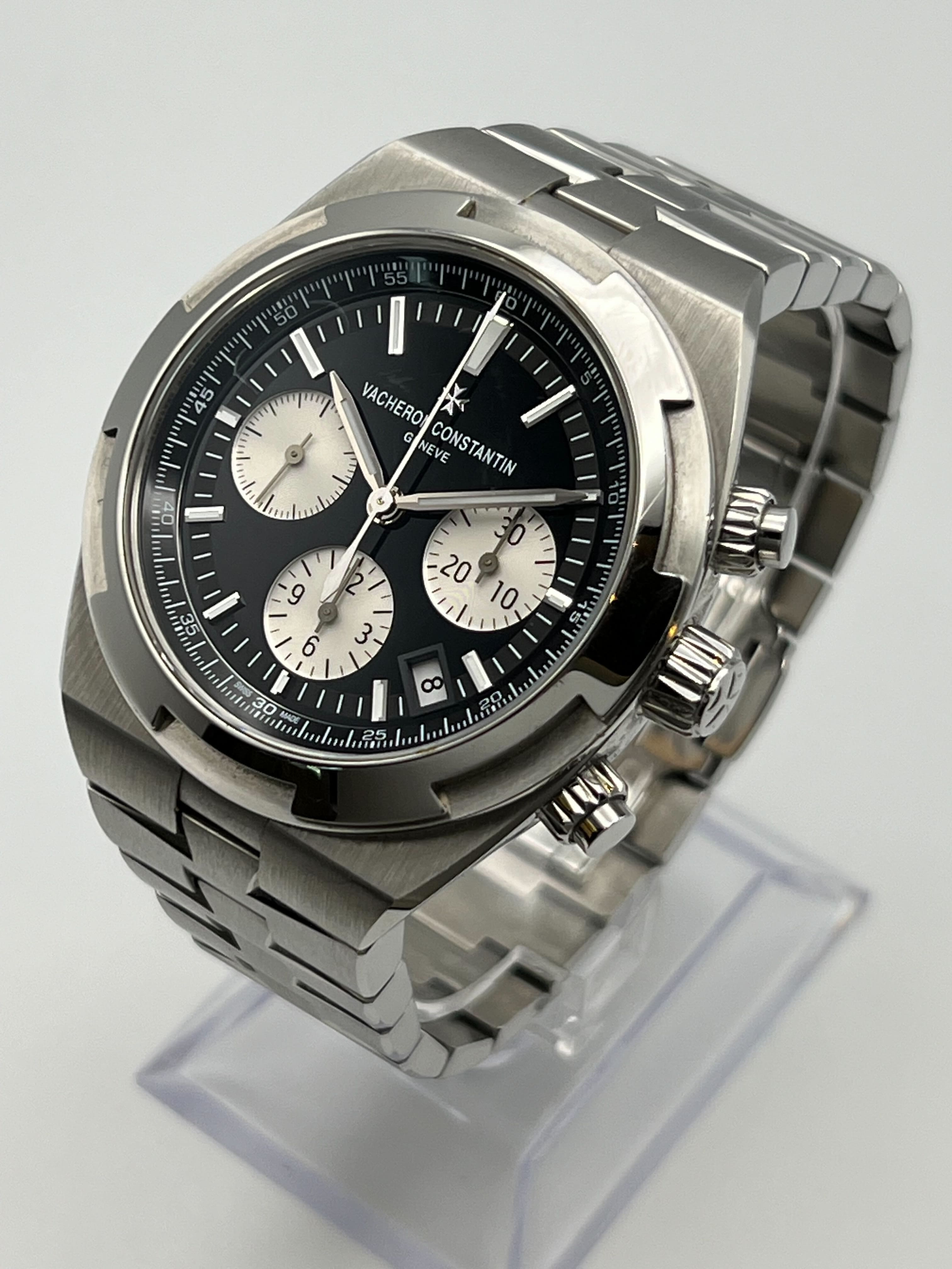 Vacheron Constantin Overseas Chronograph 5500V/110A-B481 Stainless Steel Black Dial
