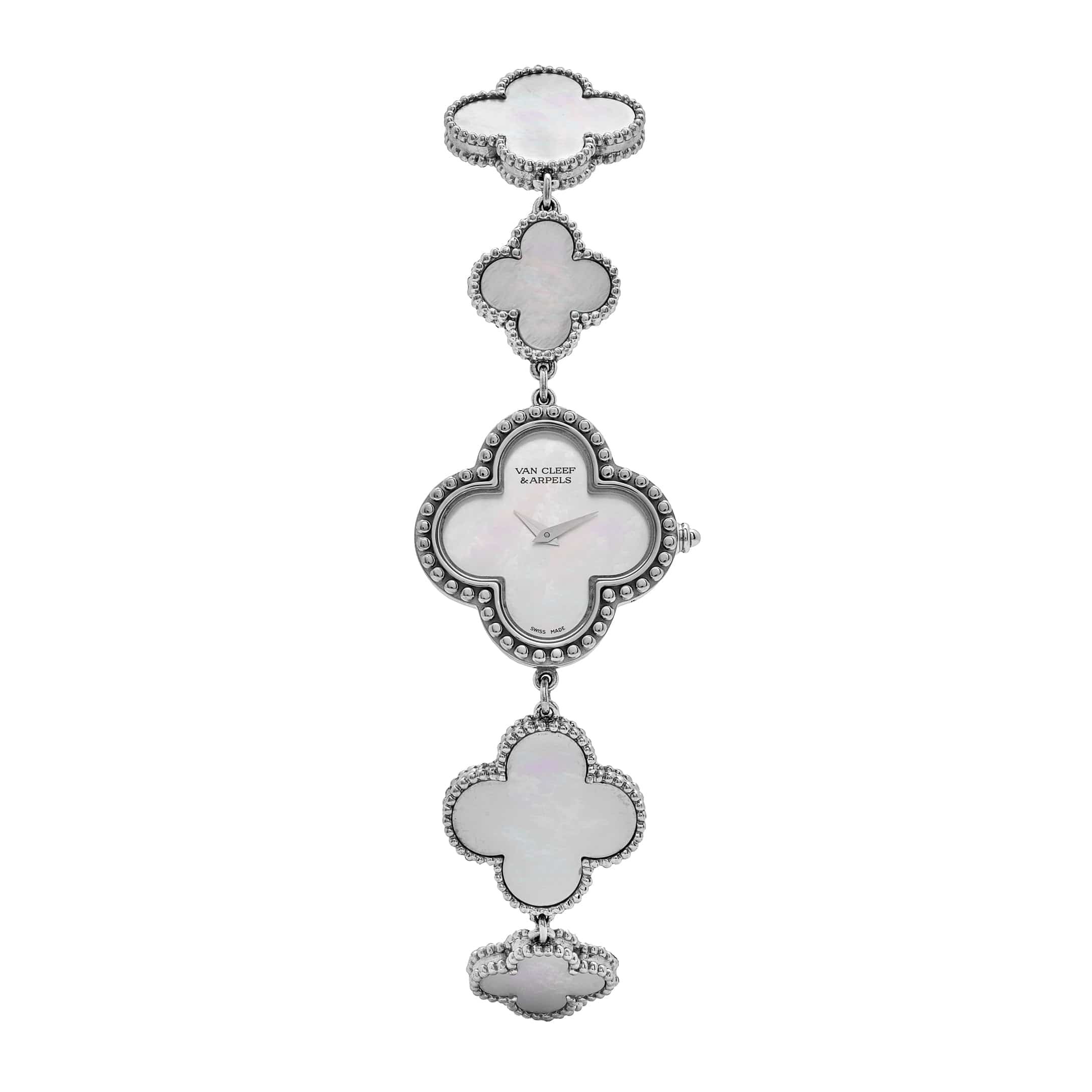 Van Cleef & Arpels Alhambra VCARO40S00 Vintage Mother of Pearl Watch - Premium Luxury Product