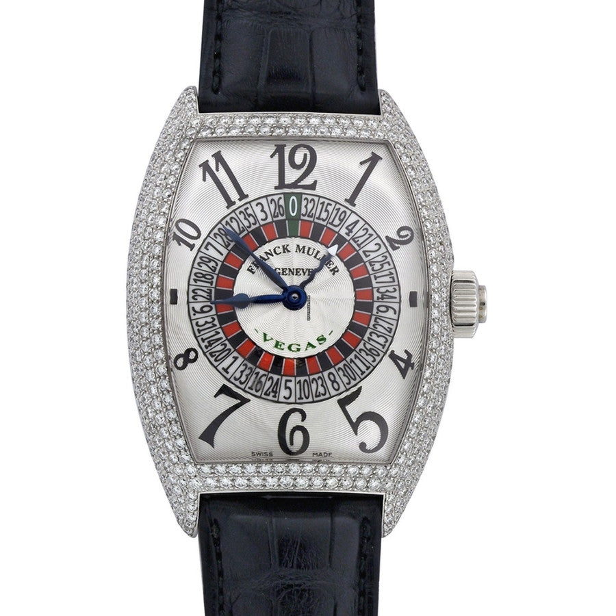 Franck Muller Casablanca 18kt White Gold Diamond Men's Watch - Premium Luxury Product